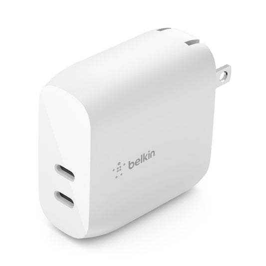 BELKIN Boost Charge Dual USB-C PD 40W Wall Charger - White