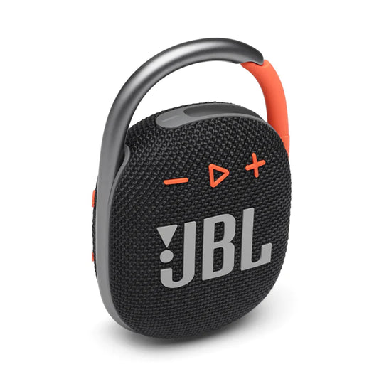 JBL Clip 4 Portable Bluetooth Speaker - Black Orange